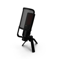 Studio Microphone With Pop Filter PNG & PSD Images