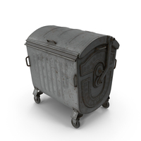 Metal Garbage Container Rusty PNG & PSD Images