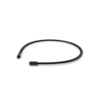 Unisex Black Spring Wave Headband PNG & PSD Images