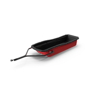 Utility Sled Pelican Red PNG & PSD Images