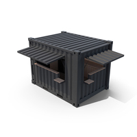 Container Coffee Shop PNG & PSD Images