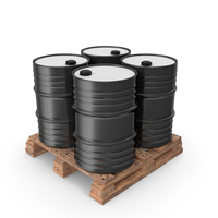 Pallet And Barrel Black PNG & PSD Images