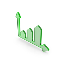 X-Y Market Graph With Arrows Symbol PNG & PSD Images