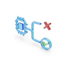Circuit With Accept & Reject Symbol PNG & PSD Images