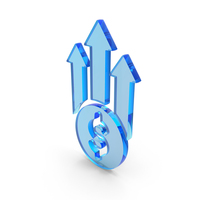 Dollar Profit Arrows Icon PNG & PSD Images