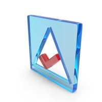 Square With Triangular Hole Tick Mark Symbol PNG & PSD Images