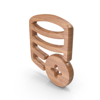 Wood Add Database Symbol PNG & PSD Images