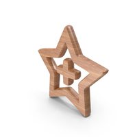 Wood Add Favorite Symbol PNG & PSD Images