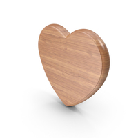 Wood Heart Symbol PNG & PSD Images