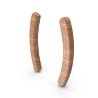 Wood Parentheses Symbol PNG & PSD Images