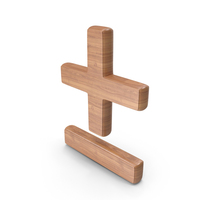Wood Plus Or Minus Symbol PNG & PSD Images