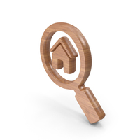 Wood Real Estate Find Symbol PNG & PSD Images