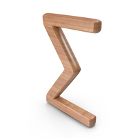 Wood Sigma Symbol PNG & PSD Images