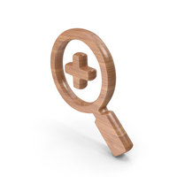 Wood Zoom In Symbol PNG & PSD Images