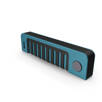 Scifi Weapon Part Blue PNG & PSD Images