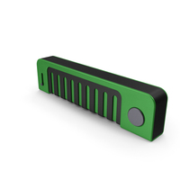 Scifi Weapon Part Green PNG & PSD Images