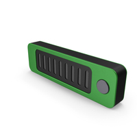 Scifi Weapon Part Green PNG & PSD Images