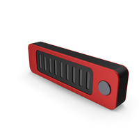Scifi Weapon Part Red PNG & PSD Images