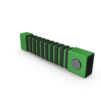 Scifi Weapon Part Green PNG & PSD Images