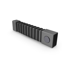Scifi Weapon Part Grey PNG & PSD Images