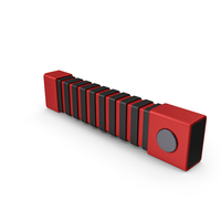 Scifi Weapon Part Red PNG & PSD Images