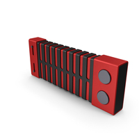 Scifi Weapon Part Red PNG & PSD Images
