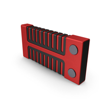 Scifi Weapon Part Red PNG & PSD Images