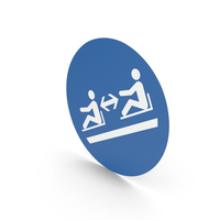 Keep A Safe Distance Between Sleds Sign PNG & PSD Images
