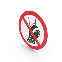 Do Not Wear Metal Studded Footwear Sign PNG & PSD Images