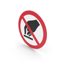 Do Not Touch PNG & PSD Images