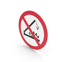 Do Not Shut Lid When Burners Are Operating Sign PNG & PSD Images
