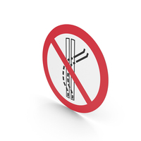 Do Not Leave The Tow Track Sign PNG & PSD Images
