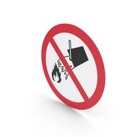 Do Not Extinguish With Water Sign PNG & PSD Images