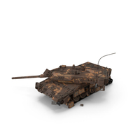 Main Battle Tank Destroyed PNG & PSD Images