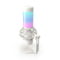 QuadCast S Gaming Microphone HyperX White PNG & PSD Images