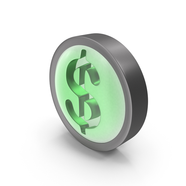 Glass Coin Dollar PNG & PSD Images