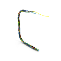 Colored Cable C PNG & PSD Images