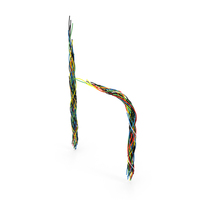 Colored Cable H Small PNG & PSD Images