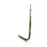 Colored Cable J PNG & PSD Images