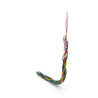 Colored Cable J Small PNG & PSD Images