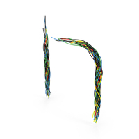 Colored Cable N Small PNG & PSD Images