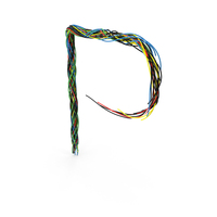Colored Cable P PNG & PSD Images