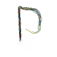 Colored Cable P Small PNG & PSD Images
