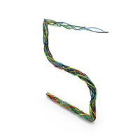 Colored Cable S PNG & PSD Images