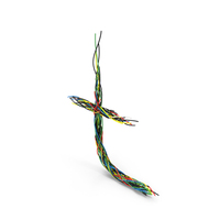 Colored Cable T Small PNG & PSD Images
