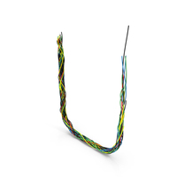 Colored Cable U PNG & PSD Images