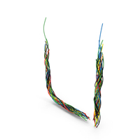 Colored Cable U Small PNG & PSD Images