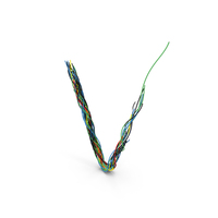 Colored Cable V Small PNG & PSD Images