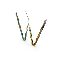 Colored Cable W PNG & PSD Images