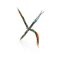 Colored Cable X PNG & PSD Images